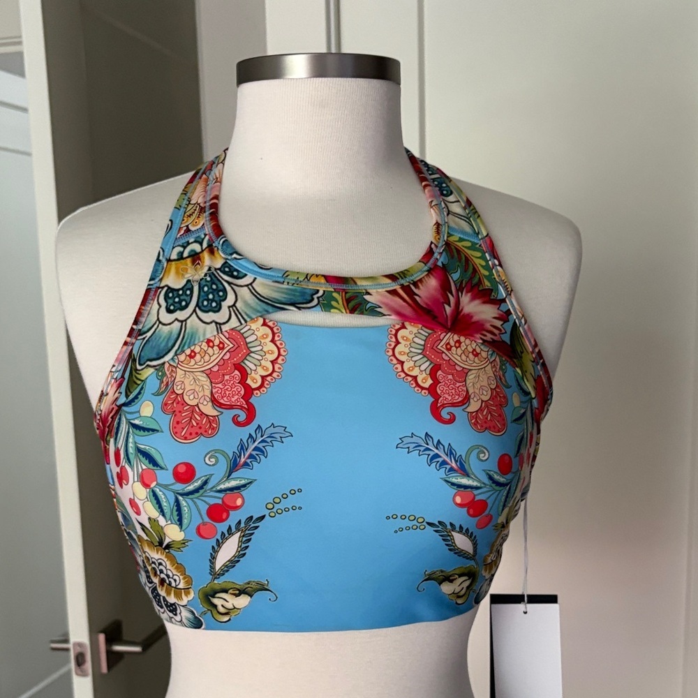 Johnny Was Active Bee Logo Tank sports bra. New.
